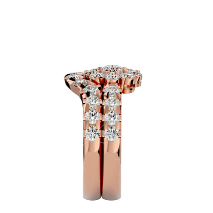 Iconique Premium Solitaire Band- 2.00 Ct Round Diamond Gold Ring