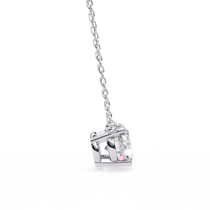 Timeless Radiance: 1.66ct East-West Oval Diamond Pendant
