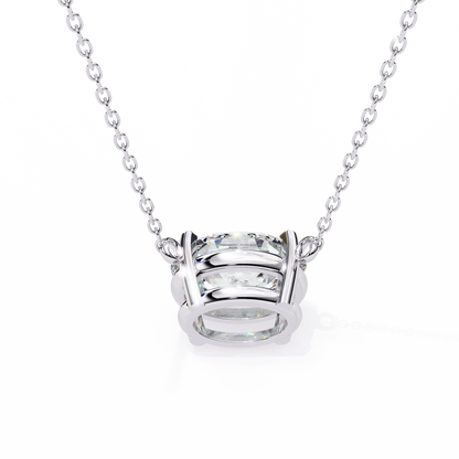 Timeless Radiance: 1.66ct East-West Oval Diamond Pendant