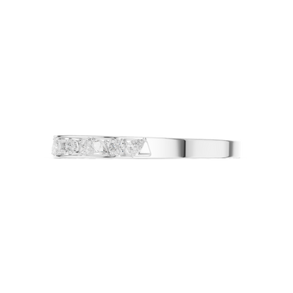 3.51CTW Mixed Diamond Open Cuff Bangle | Gold Geometric Bracelet