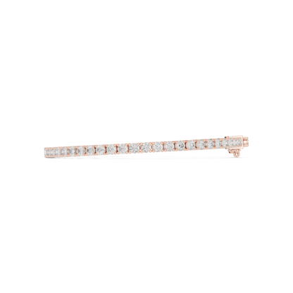3.05CTW Classic Four-Prong Diamond Tennis Bracelet - Yellow Gold