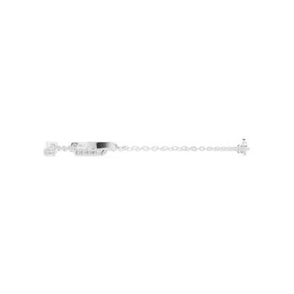 0.15CTW Diamond Station Bracelet in Yellow Gold – Minimalist Jewelry