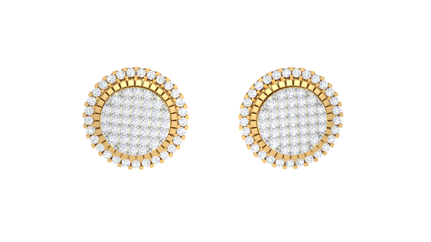 Eternal Spark Solitaire Diamond Stud Earrings - 0.20 Ct