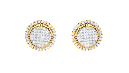 Eternal Spark Solitaire Diamond Stud Earrings - 0.20 Ct