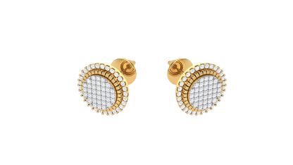 Eternal Spark Solitaire Diamond Stud Earrings - 0.20 Ct