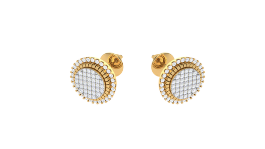 Eternal Spark Solitaire Diamond Stud Earrings - 0.20 Ct