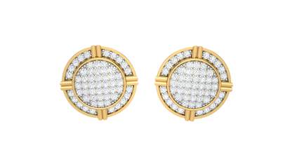 Flora Micro Studs Earrings - 0.17 Ct Round Diamonds