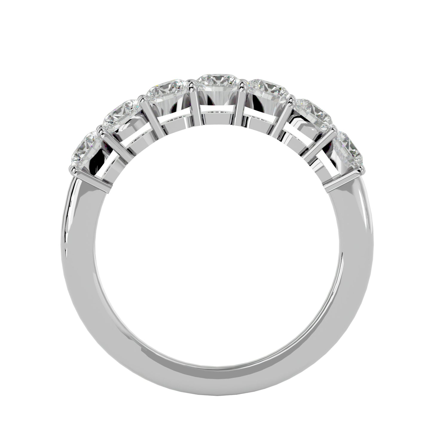 Lumière Eternity Band-1.13 Ct Round Diamond Gold Ring