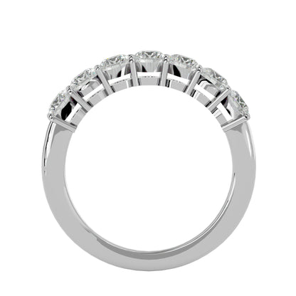 Lumière Eternity Band-1.13 Ct Round Diamond Gold Ring