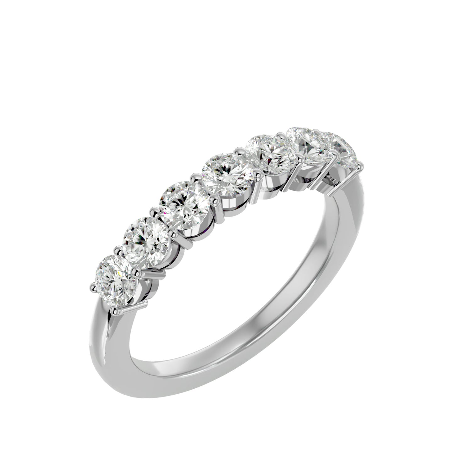 Lumière Eternity Band-1.13 Ct Round Diamond Gold Ring