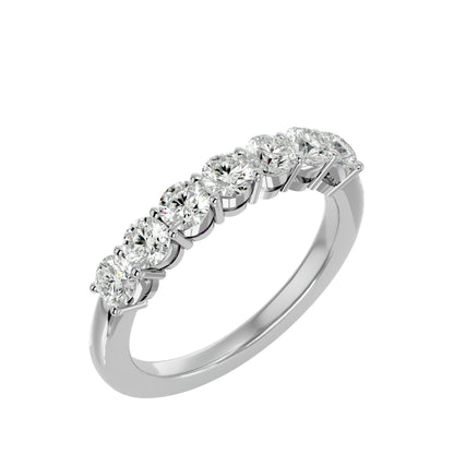 Lumière Eternity Band-1.13 Ct Round Diamond Gold Ring