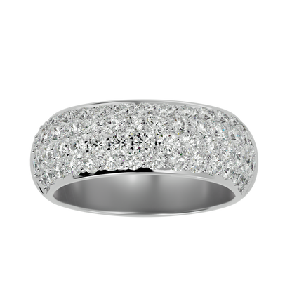 Lumière Beautiful Eternity Band-1.87 ct Round Diamond Gold Ring