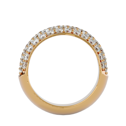 Lumière Beautiful Eternity Band-1.87 ct Round Diamond Gold Ring