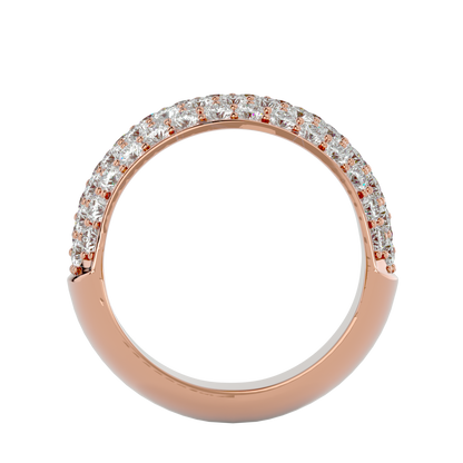 Lumière Beautiful Eternity Band-1.87 ct Round Diamond Gold Ring