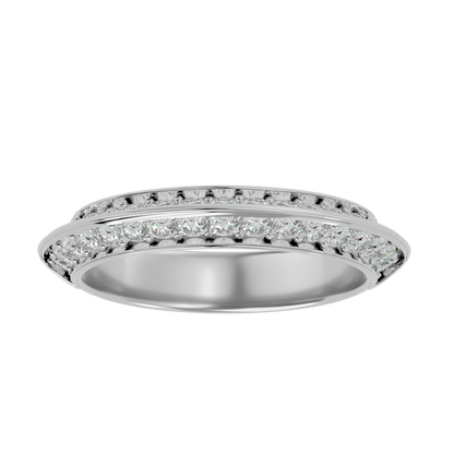 Lumière  Eternity Band – 1.02ct Round Diamond Gold Ring