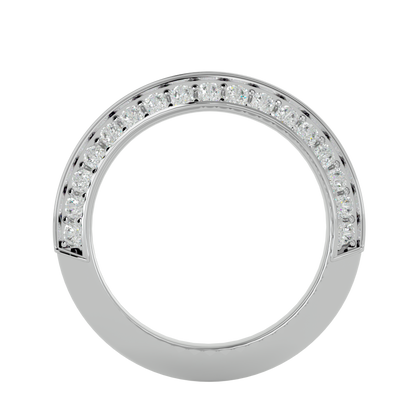 Lumière  Eternity Band – 1.02ct Round Diamond Gold Ring