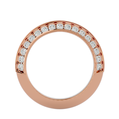 Lumière  Eternity Band – 1.02ct Round Diamond Gold Ring