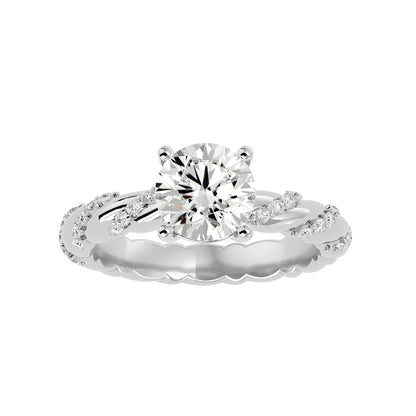 Iconique Premium Solitaire – 1.78ct Round Diamond Gold Ring