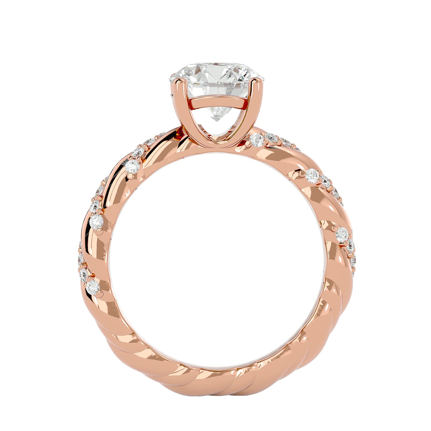 Iconique Premium Solitaire – 1.78ct Round Diamond Gold Ring
