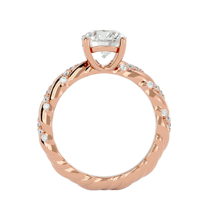 Iconique Premium Solitaire – 1.78ct Round Diamond Gold Ring
