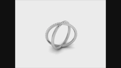 Lumière Signature - 0.22ct Round Diamond Gold Ring