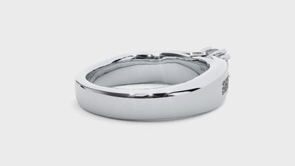 Lumière Beautiful Halo - 1.04 Ct Round Diamond Gold Ring