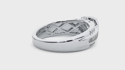 Lumière Beautiful Halo Ring- 1.15 Ct Round Diamond Gold Ring