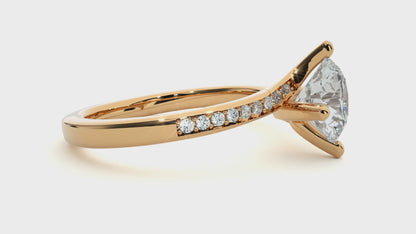 Iconique Signature Solitaire – 1.15ct Round Diamonds Gold Ring