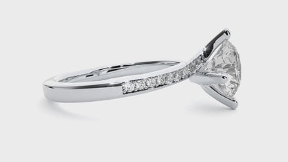 Iconique Signature Solitaire – 1.15ct Round Diamonds Gold Ring